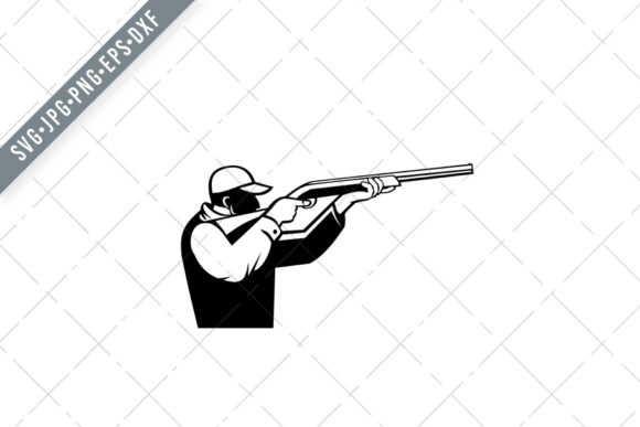 Bird Hunter or Duck Shooter Aiming: Graphics & Illustrations Review