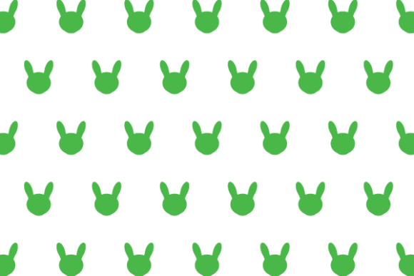 Bunny Patterns glyph - 5 Graphics for Editorial Design