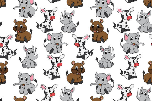 Cute Animal Collection Pattern: A Review for Modern Graphics and Patterns