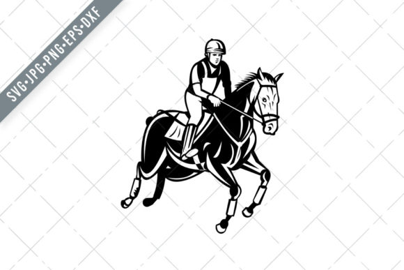 Equestrian Riding Horse Show Jumping Graphics and Illustrations Review