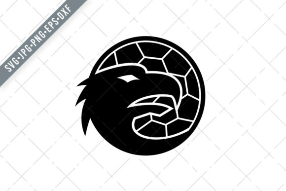Head of European Eagle in Handball Graphics and Illustrations Review