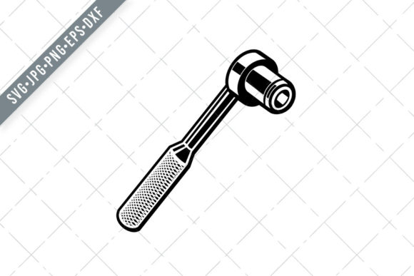 Torque Ratchet Wrench Retro Graphics and Illustrations Review